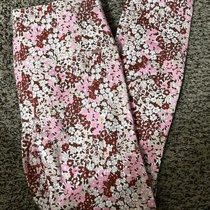 Lou & Grey Subtle Pink and Gray Leggings